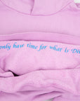 Renko Flower Girl Hoodie Lavender